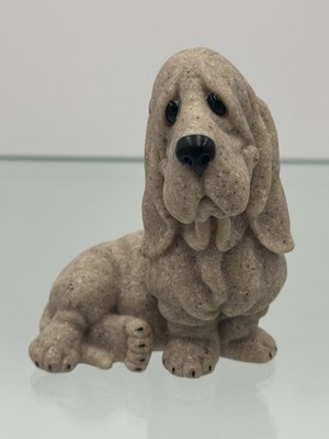 Quarry Critters Bernard 50254 Basset Hound Dog Figurine 3.5'' Tall 2002 Unique