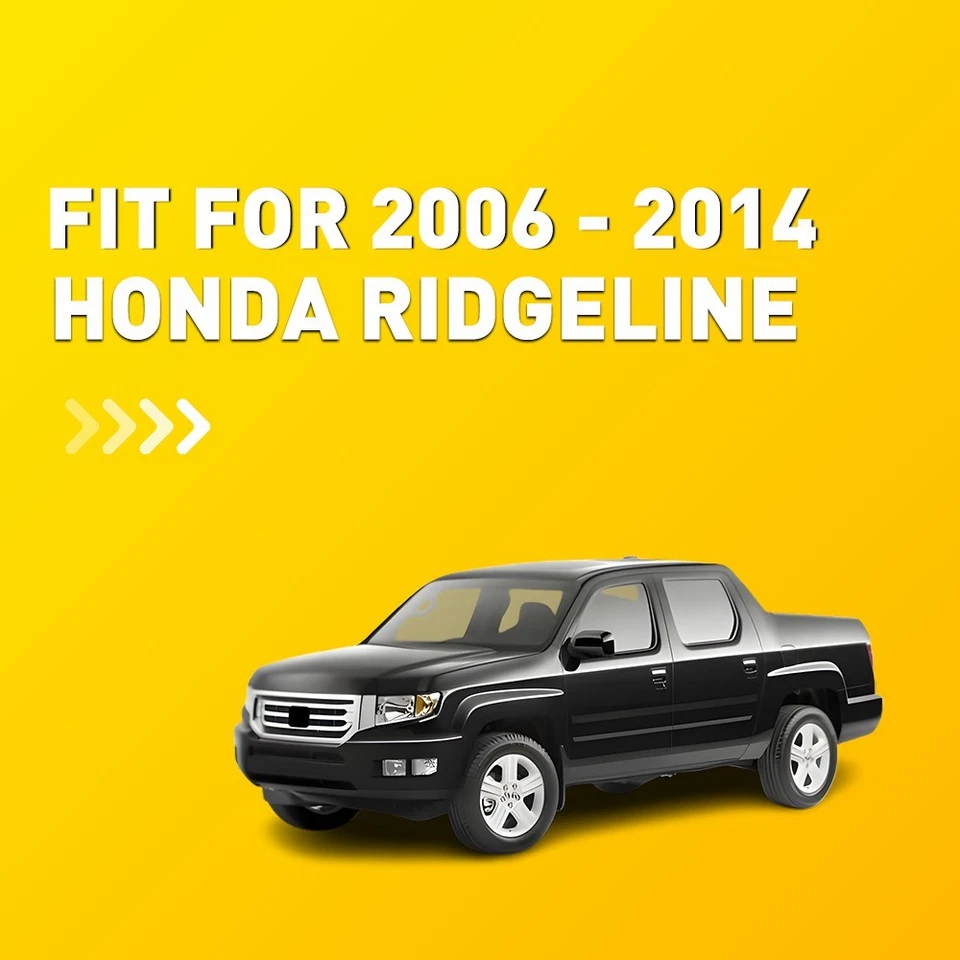 Pair Gray Door Panel Armrest Cover Lid Leather For 2006-2014 Honda Ridgeline - Image 2 of 4