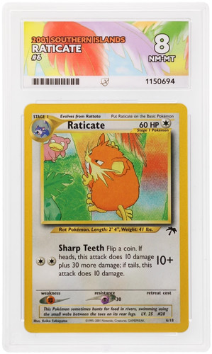 Raticate graded ACE 8 for sale on eBay