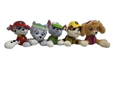 Nickelodeon Paw Patrol 6" Plush Toys, Stuffed Animals, Set of 5