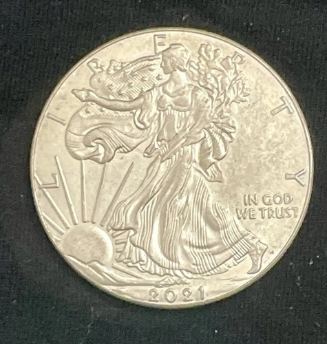 2021 AMERICAN SILVER EAGLE- TYPE 1-1oz .999 Fine SILVER-Heraldic Eagle Reverse