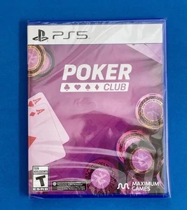 Poker Club PS5 Sony PlayStation 5 Game CD US Version Free Shipping NEW & Sealed