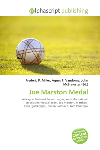 Frederic P. Miller (U. A.) | Joe Marston Medal | Taschenbuch | Englisch (2026)-image
