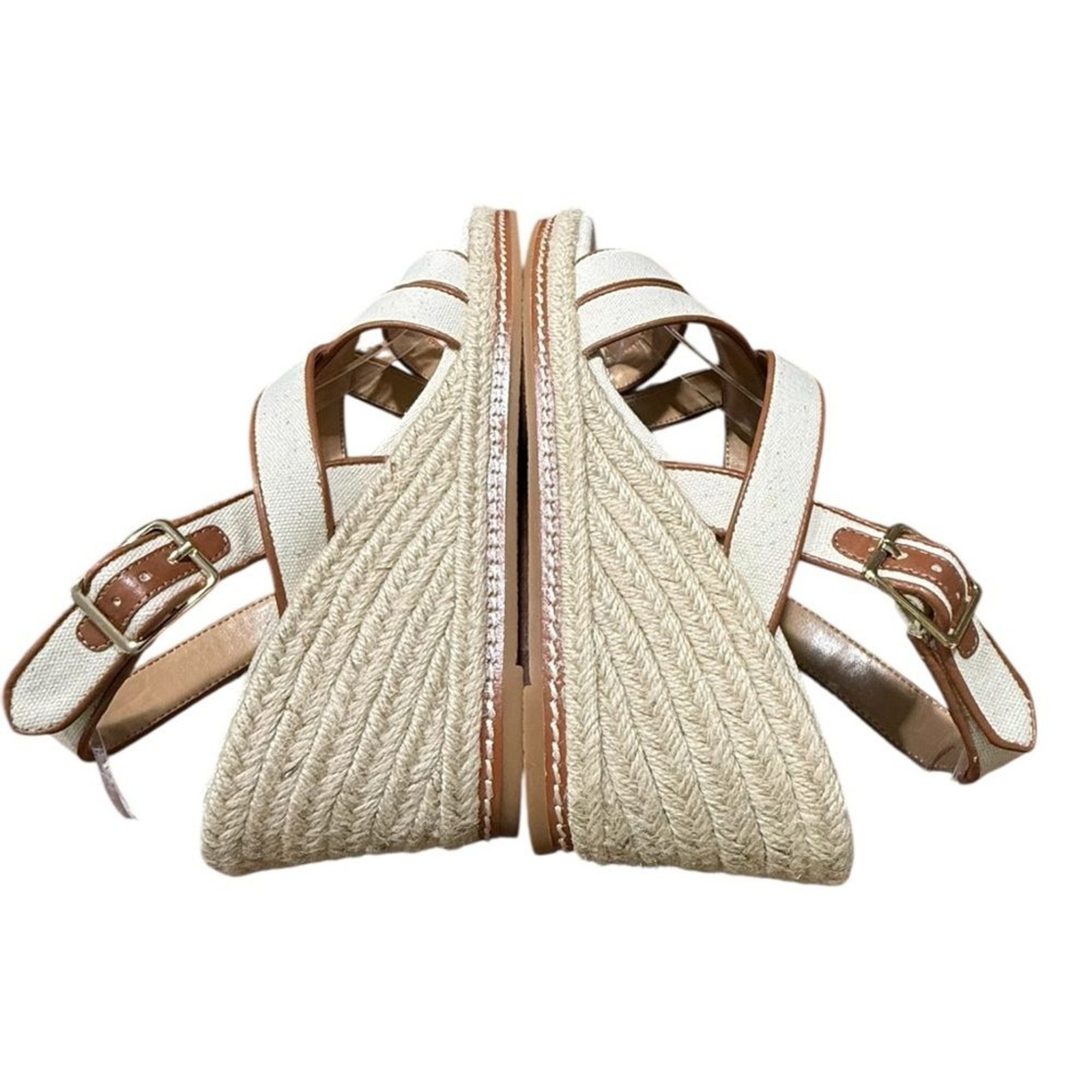 Talbots Chic Canvas Espadrille Platform Sandals S… - image 6