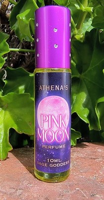 NEW  SAGE GODDESS Athena s Pink Moon Perfume Oil Blend 10ml