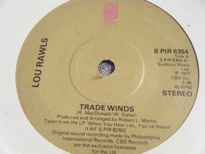 Lou Rawls - Trade Winds / If I Coulda, Woulda, Shoulda (7'', Single)