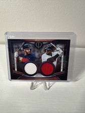 2020 Topps Tribute Dual Player Relic  David Ortiz,J.D. Martinez #DR-MO Purple/50