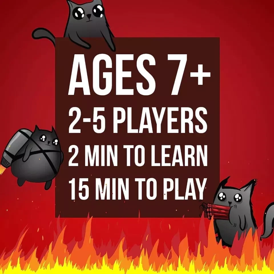 Exploding Kittens - 'Original Edition' Card Game (2021) | Brand New And Sealed - Image 4 of 4