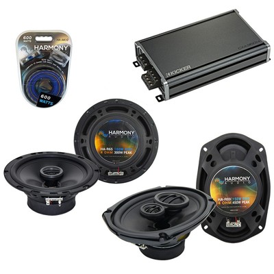 Fits 08-12 Nissan Titan OEM Speaker Replacement Bundle Harmony R65 R69 & CXA3604