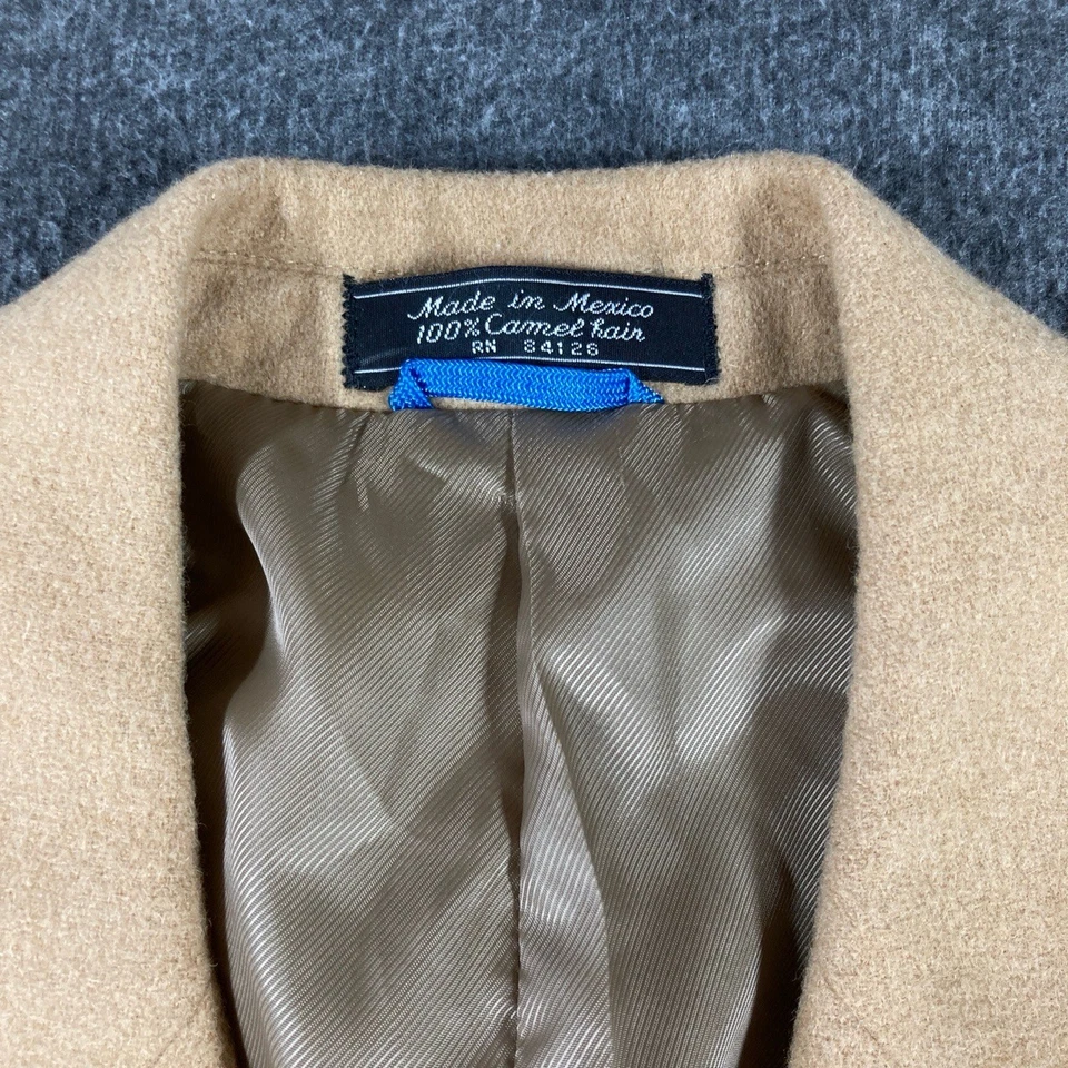 Jaqueta Blazer Masculina Brooks 346 Cabelo de Camelo 40R Forrada Bronzeada - Imagem 2 de 4