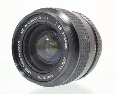 Minolta MC W.Rokkor-SI 24mm f/2.8 Weitwinkel   SR/MC   guter Zustand - 66295