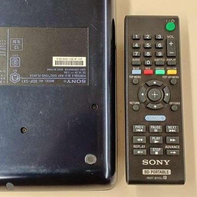 Sony BDP-SX1 Portable Blu-ray Player 10.1