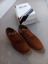 Lambretta Mens Suede Brouge Size 7  Brown 