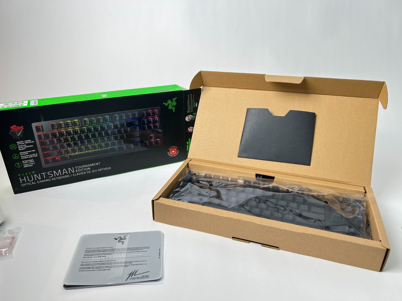 Razer Huntsman Tournament Edition TKL Gaming Keyboard - Open