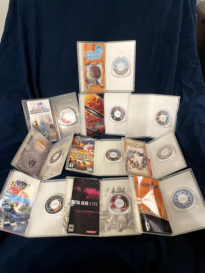 Sony PSP 2000 White Star Wars Battlefront Darth Vader Edition + Game Lot TESTED - Image 4 of 4