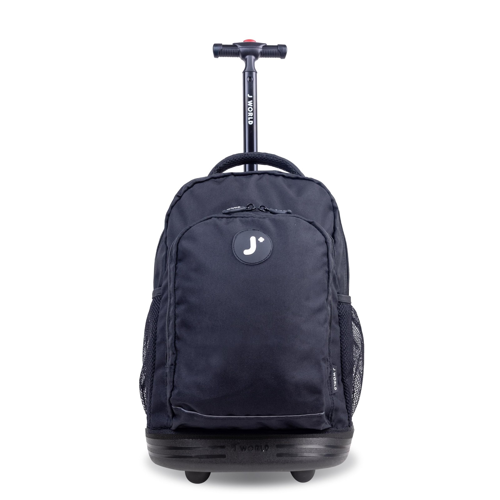 For Kids. Roller Bag With Wheels, Black