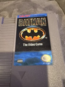 Batman Il Videogioco Con Cover Antipolvere - Autentico, Testato - NES