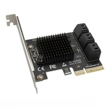 PCIE to 6-port SATA 3.0 hard disk 6G expansion ASM1166 PCI- E3.0 GEN3
