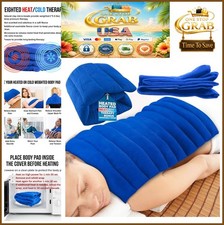 Microwavable Heating Pad XL 13x22 Inch 6 lb Clay Beads Moist Heat Back Neck
