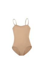 Camisole Leotard - Girls, Nude, Medium