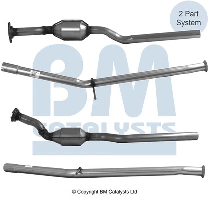 Catalytic Converter Type Approved fits PEUGEOT 205 Mk2 1.4 91 to 96 BM 170625 - Image 2 of 4