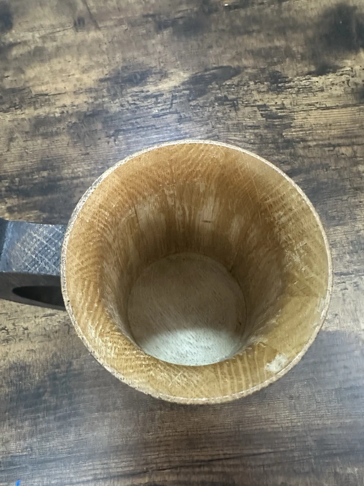 Деревянная пивная кружка ручной работы викингов пивная чашка деревянная кружка для пива - Изображение 4 из 4