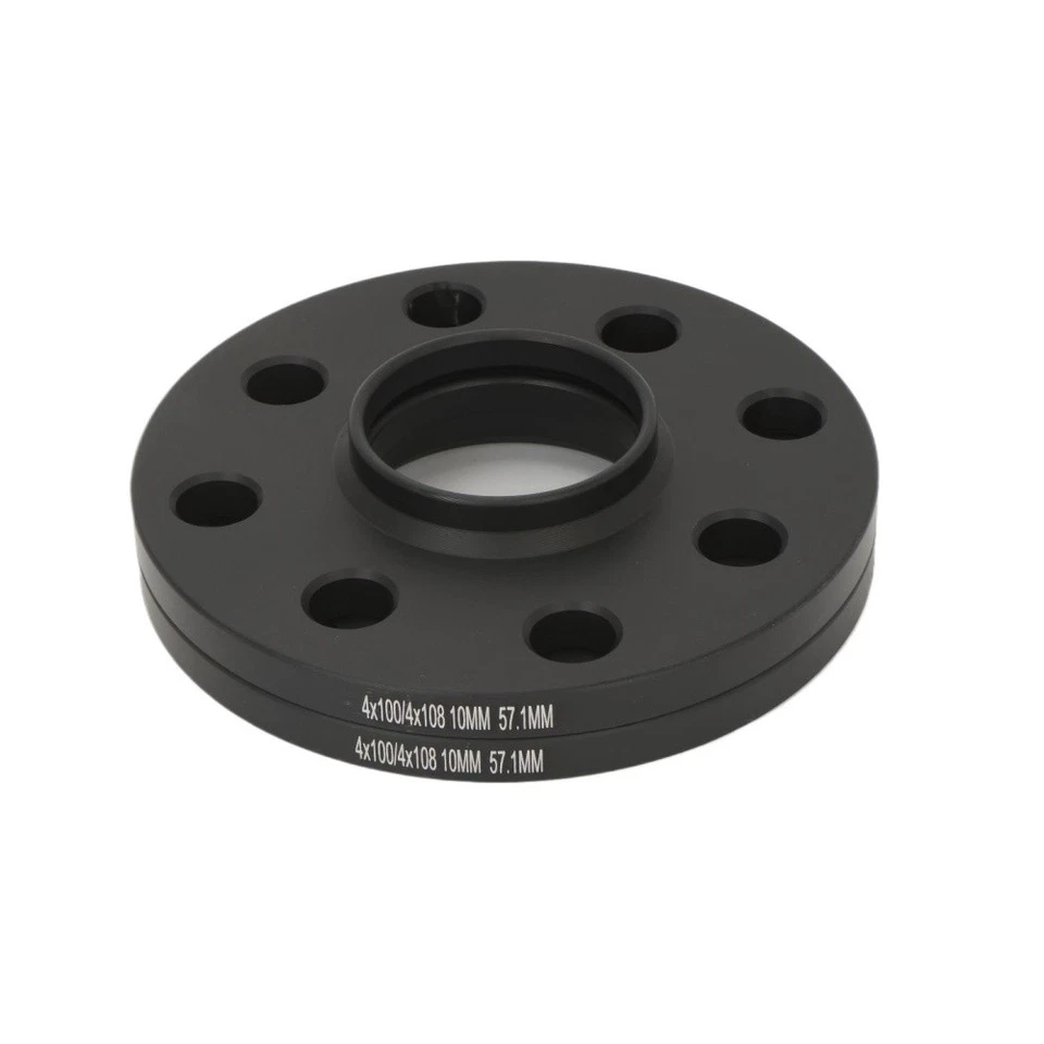 Spurverbreiterung 4x100,4x108mm 57.1mm 10mm Distanzscheiben+8 Schrauben M12x1.5 - Bild 2 von 4