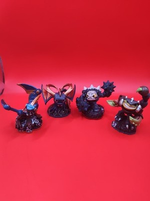Lot Of 4 Skylanders Figures LIGHTCORE DROBAT,MEGA RAM SPYRO,FISTBUMP, SCORP