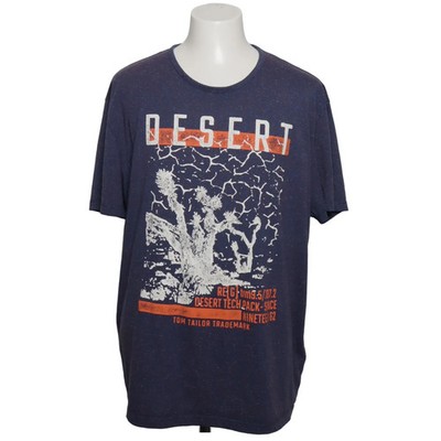 Tom Tailor, T-shirt, Größe: 3XL, Desert Tech Pack, Blau/Mehrfarbig #NJF