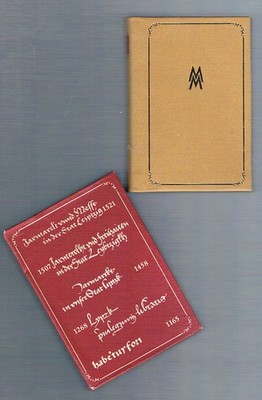 Leipziger Messe 1982 . Ein Rundgang durch 800 Jahre . Minibuch im Schuber