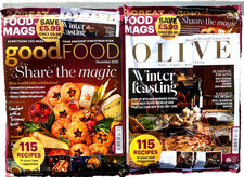 BBC GOOD FOOD / OLIVE MAGAZINE DOUBLE PACK DECEMBER 2025   NEW  