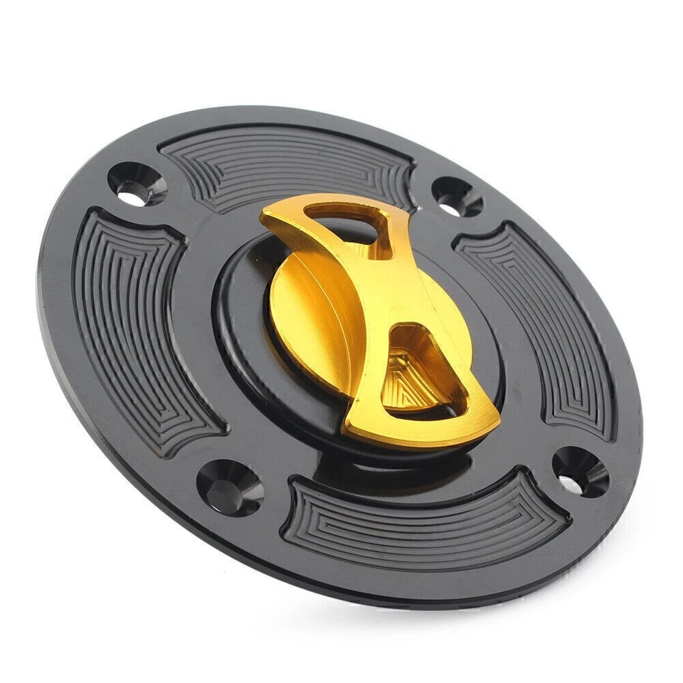 Tampa do tanque de combustível gasolina para Suzuki TL1000S GS500 GSXR600 GSXR750 GSXR1000 dourada - Imagem 4 de 4