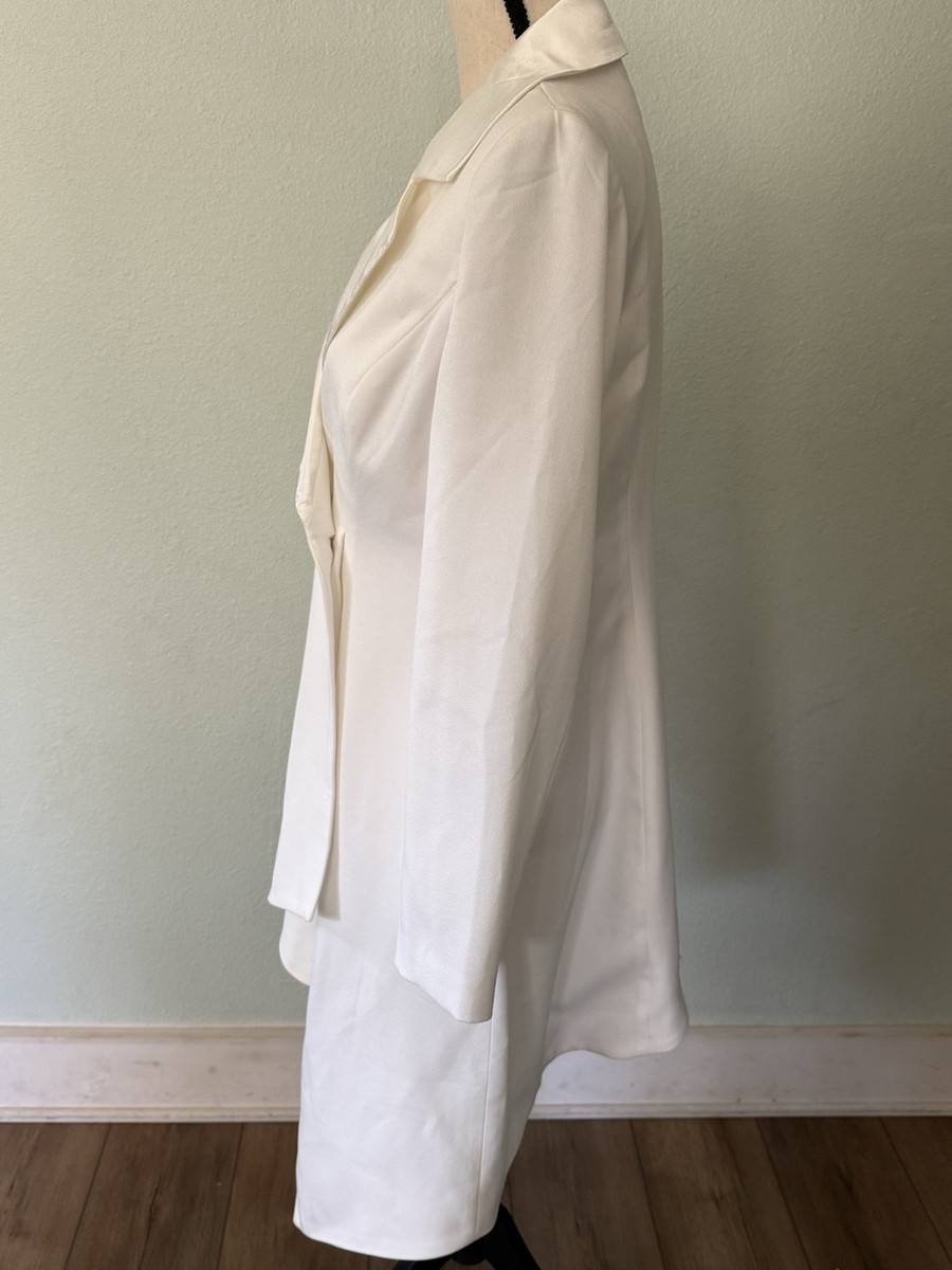 white asymmetric blazer dress Amberly Blazer Dress Black / XS