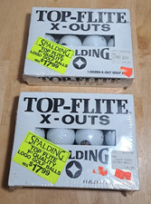 BRAND NEW Spalding Top-Flite X-Outs Golf Balls 2 Boxes 24 Balls USA Made Ball