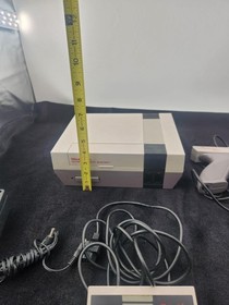 Nintendo NES Original With  Two Controllers, Cables, And Duck Hunt Gun Untested 