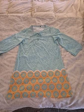 New CABANA LIFE Size XL Beach UPF 50 Cover Up  Dress C