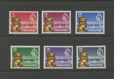 SINGAPORE 43-48, 1959 NEW CONSTITUTION, MNH (SNG4868K)