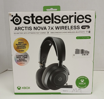 SteelSeries Arctis Nova 7X Wireless Gen 2 Gaming Headset For XBOX  *NO RECEIVER*