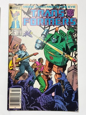 Transformers #14 (1986) 1st app. Grapple, 1st app. Hoist, 1st app. Smokescree...