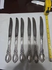 Lot Of 6 Charlemagne By Towle Sterling Handled Knives