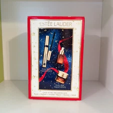 Estee Lauder Gaze at Me Advanced Night Skincare and Sumptuous Extreme Mascara.