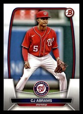 CJ Abrams 2023 Bowman #98 Washington Nationals BASEBALL *060