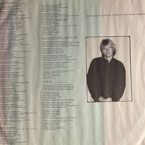 Peter Cetera – One More Story Vinyl, LP 1988 Warner Bros. Records – W1 25704 - Picture 3 of 4