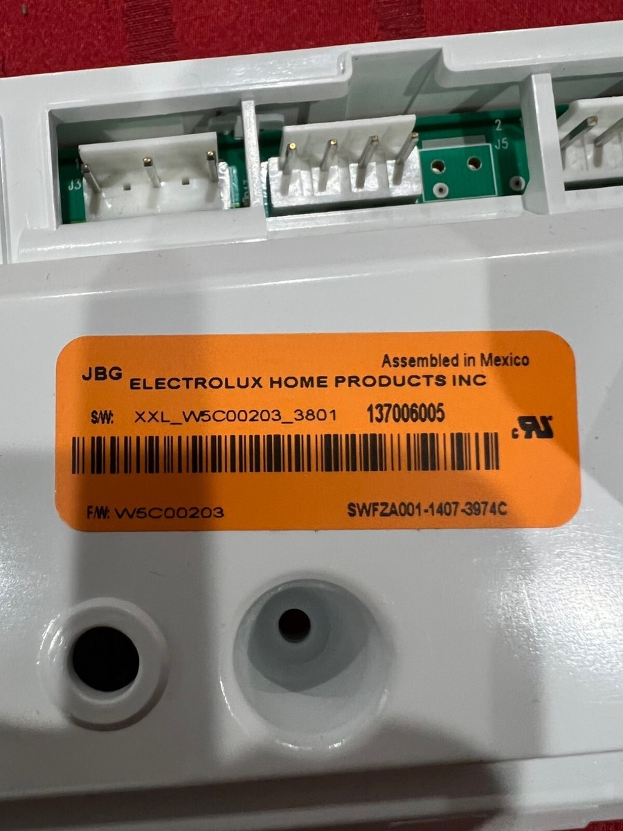 Frigidaire Washer Main Control Board #137006005 - Used, Tested, Works Perfect