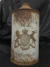 Pickwick Ale, Quart Cone IRTP TO, Empty Outdoor Can, Holes, TOUGH!