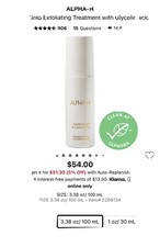 Alpha-H LIQUID GOLD with Glycolic Acid 3.38 oz Full Size, New in Box