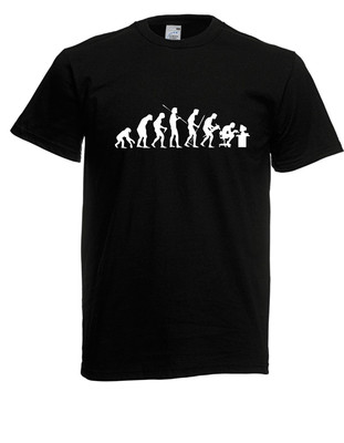 Herren T-Shirt Evolution Computer bis 5XL 