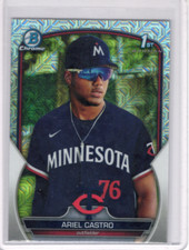 Ariel Castro 2023 Bowman Chrome 1st Mojo Refractor #BCP-203 Minnesota Twins
