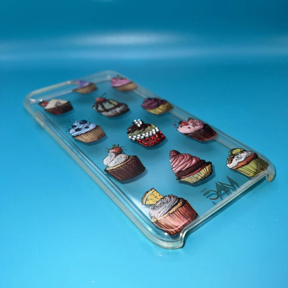 54th & Madison | Funda Kawaii transparente colorida para panadería cupcake postre iPhone 8 Plus Foto 2 de 3