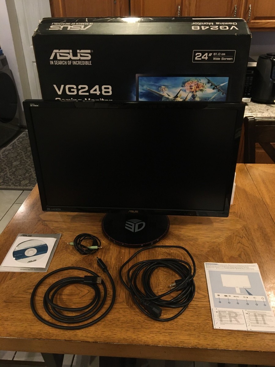 ASUS 3D VISION READY ゲーミングモニター VG248QE Amazon.com: ASUS VG248QE 24